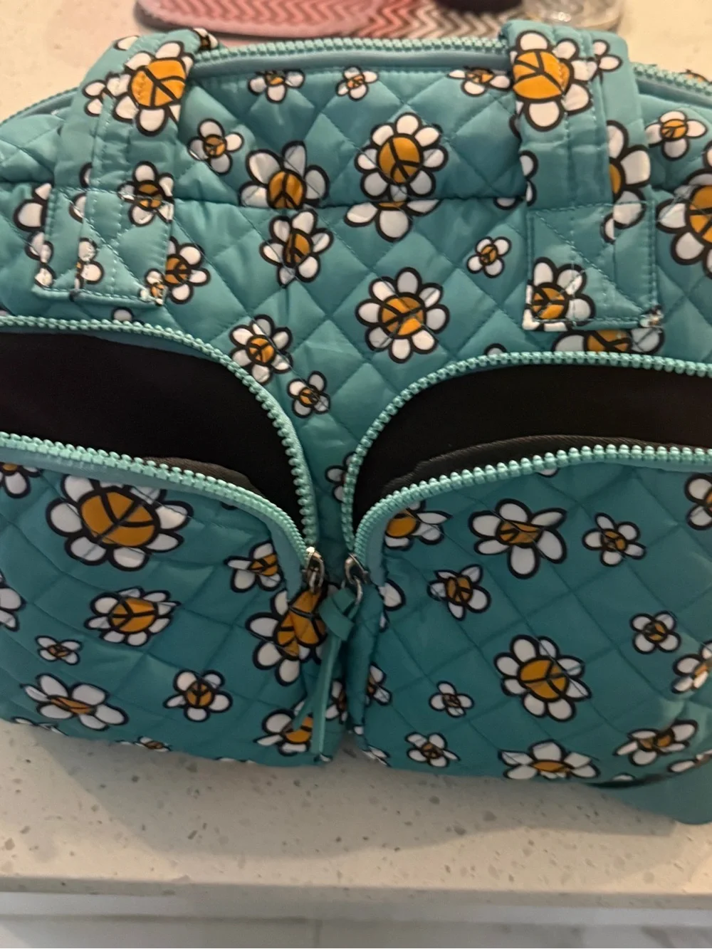 No Boundaries quilted teal